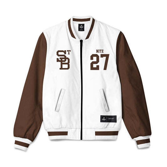 St. Bonaventure - NCAA Men's Soccer : Harrison Nitz - Bomber Jacket-0