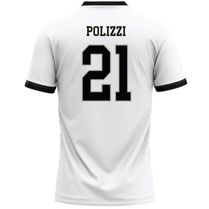 St. Bonaventure - NCAA Men's Lacrosse : Jake Polizzi - White Lacrosse Jersey -1