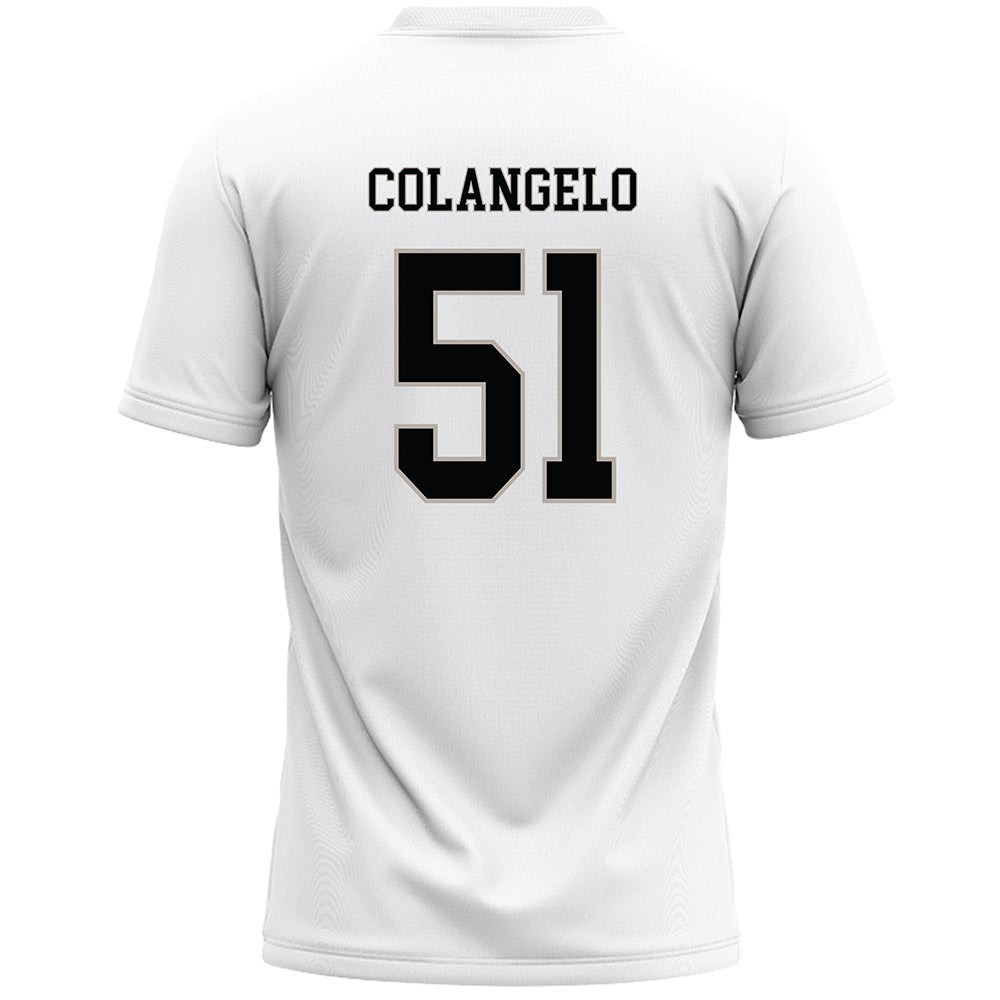 St. Bonaventure - NCAA Women's Lacrosse : Britney Colangelo - White Lacrosse Jersey -1