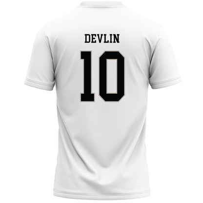 St. Bonaventure - NCAA Women's Lacrosse : Riley Devlin - White Lacrosse Jersey -1