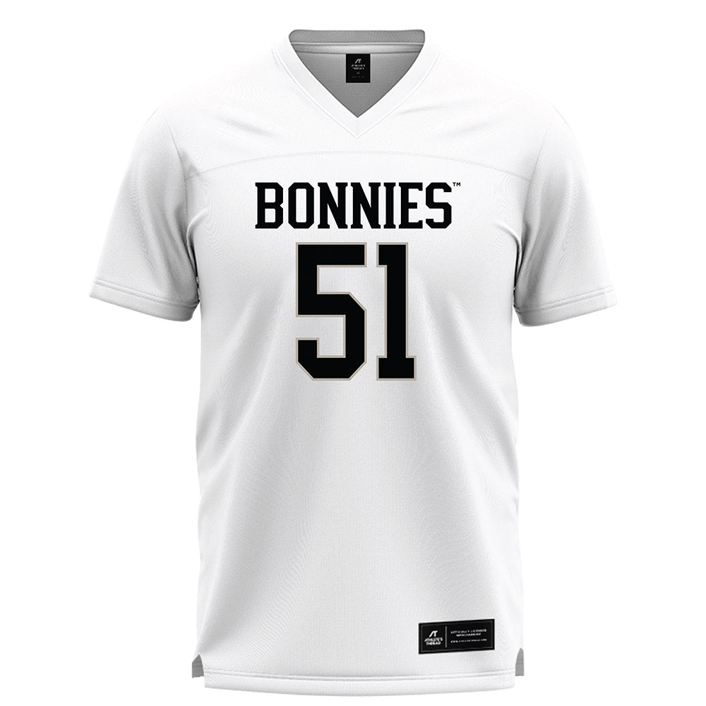 St. Bonaventure - NCAA Women's Lacrosse : Britney Colangelo - White Lacrosse Jersey -0