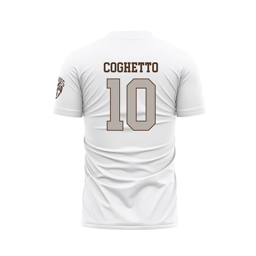 St. Bonaventure - NCAA Women's Soccer : Giovanna Coghetto - White Soccer Jersey-1
