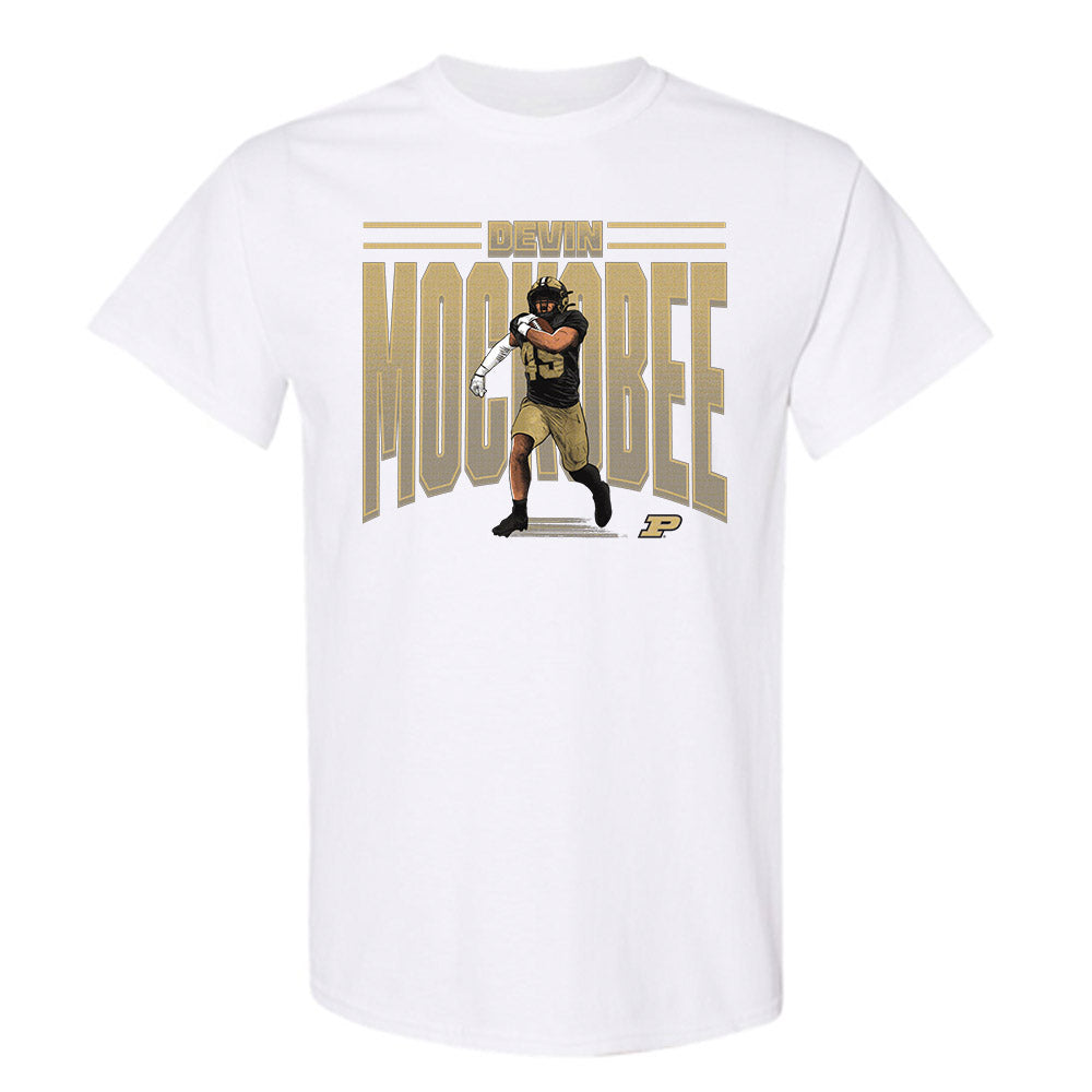 Purdue - NCAA Football : Devin Mockobee - T-Shirt Player Caricature