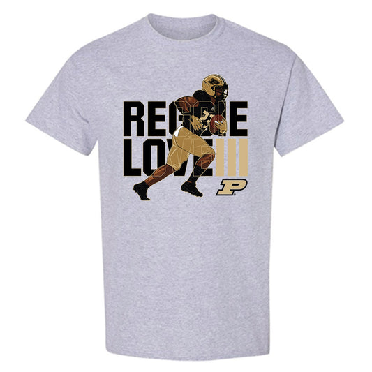 Purdue - NCAA Football : Reggie Love III - T-Shirt Individual Caricature