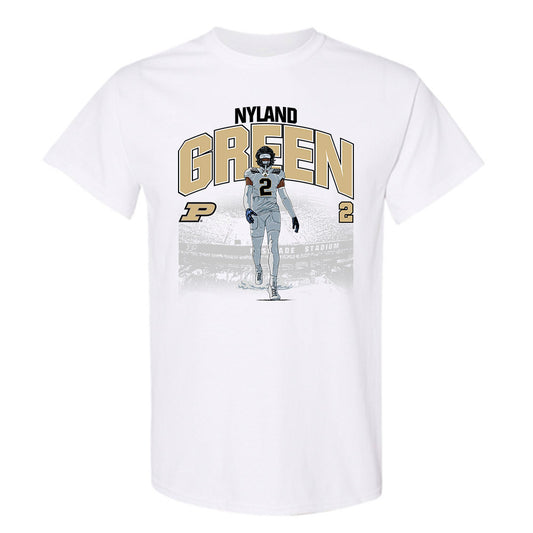 Purdue - NCAA Football : Nyland Green - T-Shirt Player Caricature