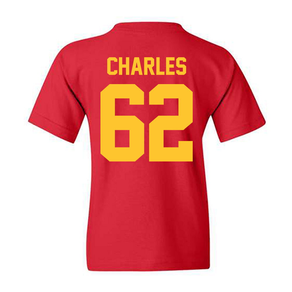 Ferris State - NCAA Football : Martaz Charles - Classic Shersey Youth T-Shirt-1