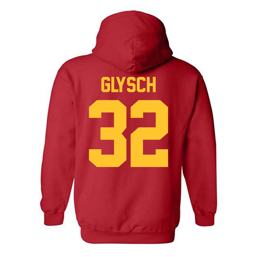 Ferris State - NCAA Women's Basketball : Melena Glysch - Classic Shersey Hooded Sweatshirt-1