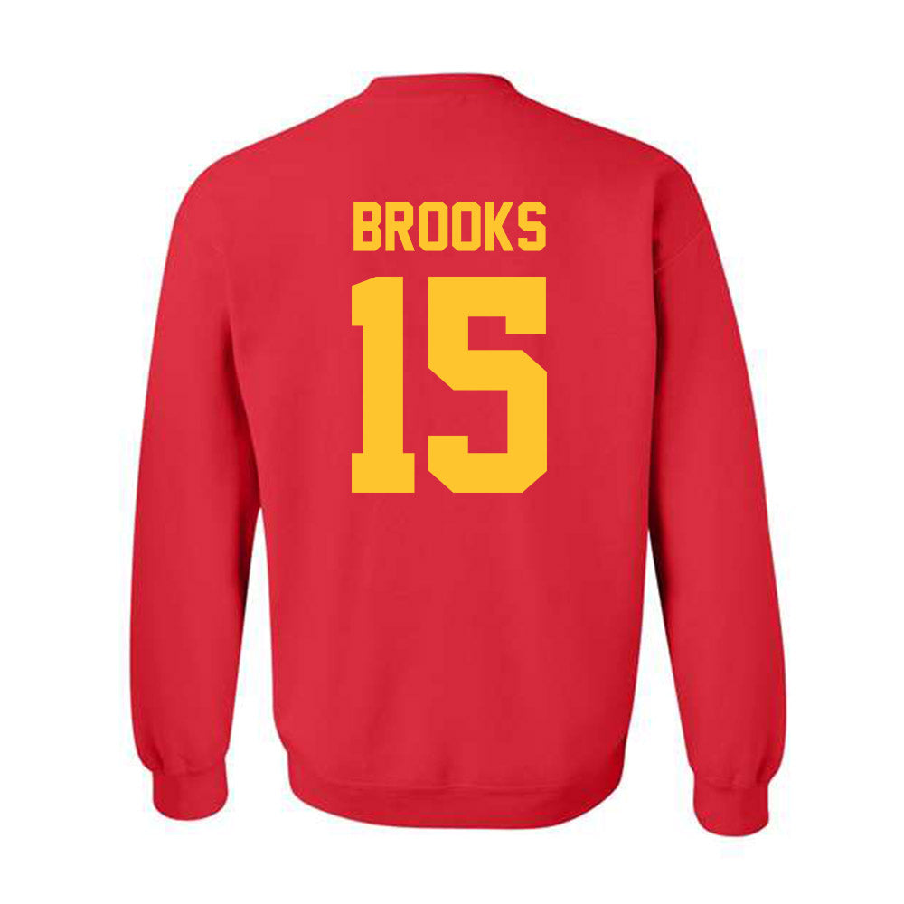 Ferris State - NCAA Men's Basketball : Jorden Brooks - Classic Shersey Crewneck Sweatshirt-1