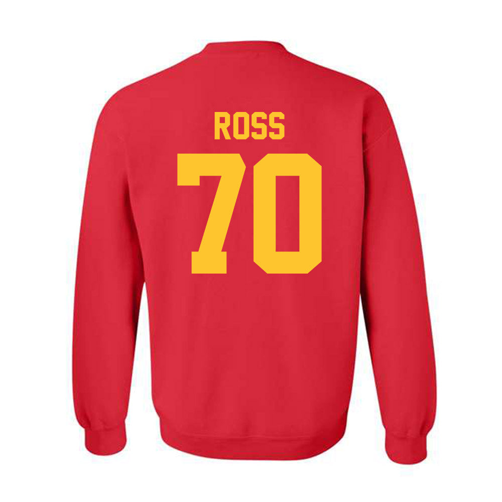 Ferris State - NCAA Football : Ryan Ross - Classic Shersey Crewneck Sweatshirt-1