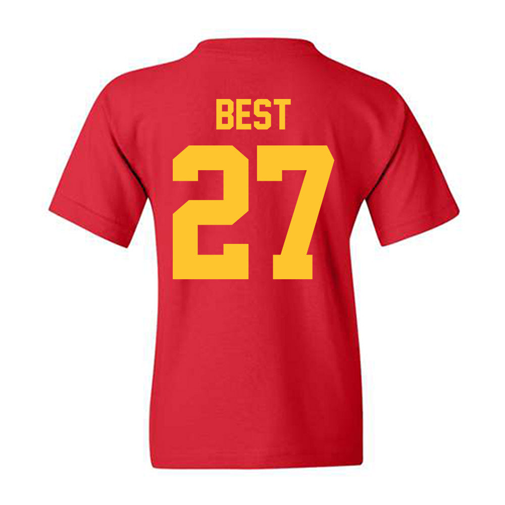 Ferris State - NCAA Men's Ice Hockey : Gavin Best - Classic Shersey Youth T-Shirt-1
