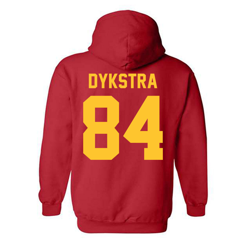 Ferris State - NCAA Football : Mason Dykstra - Classic Shersey Hooded Sweatshirt-1