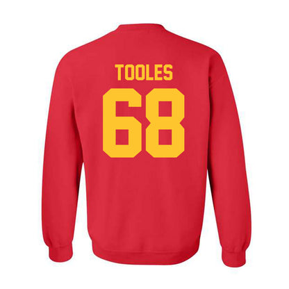 Ferris State - NCAA Football : Jordan Tooles - Classic Shersey Crewneck Sweatshirt-1