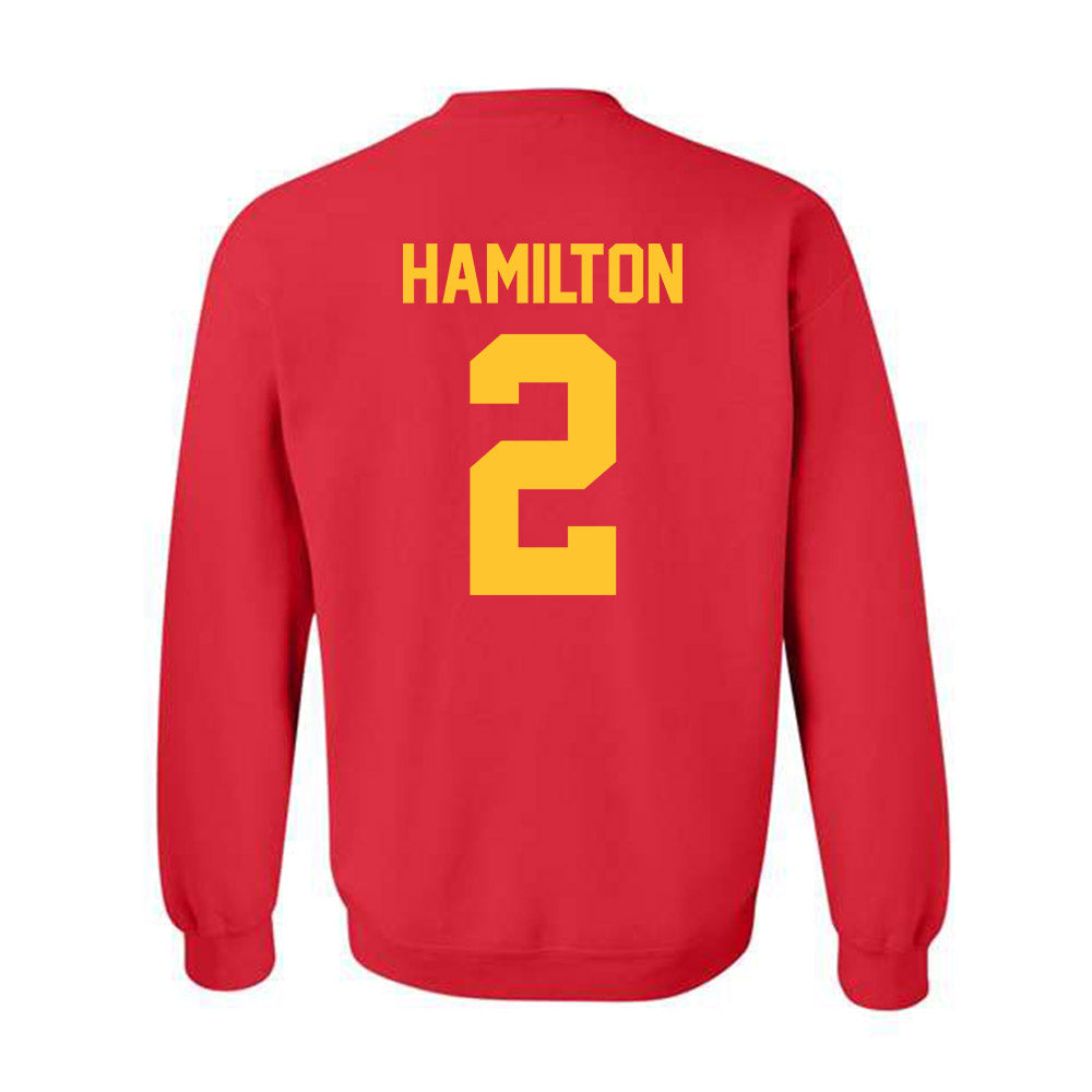 Ferris State - NCAA Men's Basketball : Tyler Hamilton - Classic Shersey Crewneck Sweatshirt-1