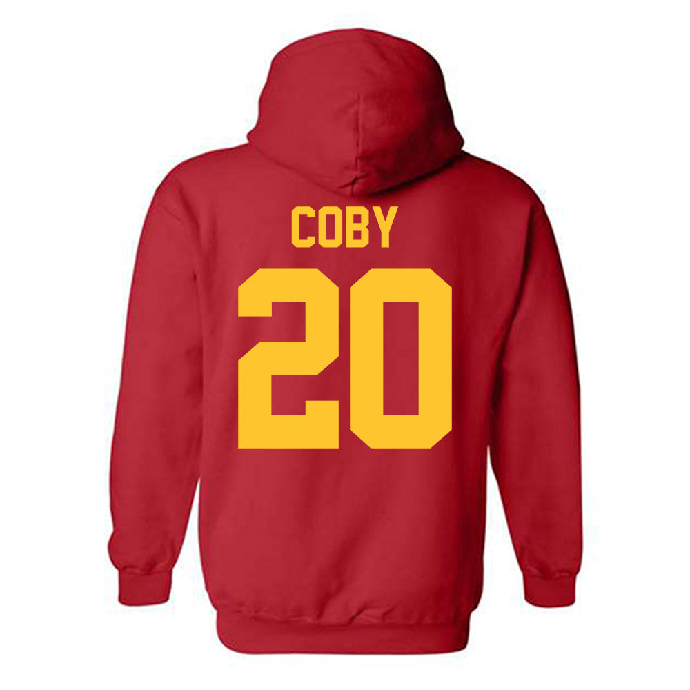 Ferris State - NCAA Football : James Coby - Classic Shersey Hooded Sweatshirt-1