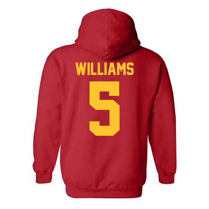 Ferris State - NCAA Football : Jason Williams - Classic Shersey Hooded Sweatshirt