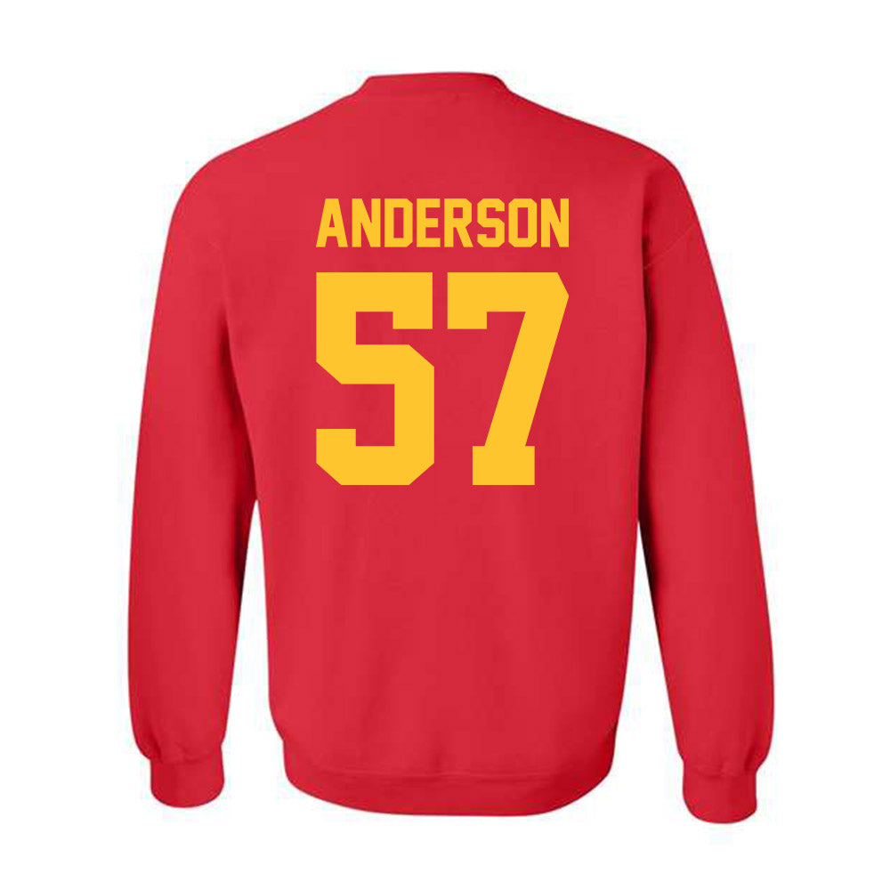Ferris State - NCAA Football : Derek Anderson - Classic Shersey Crewneck Sweatshirt-1