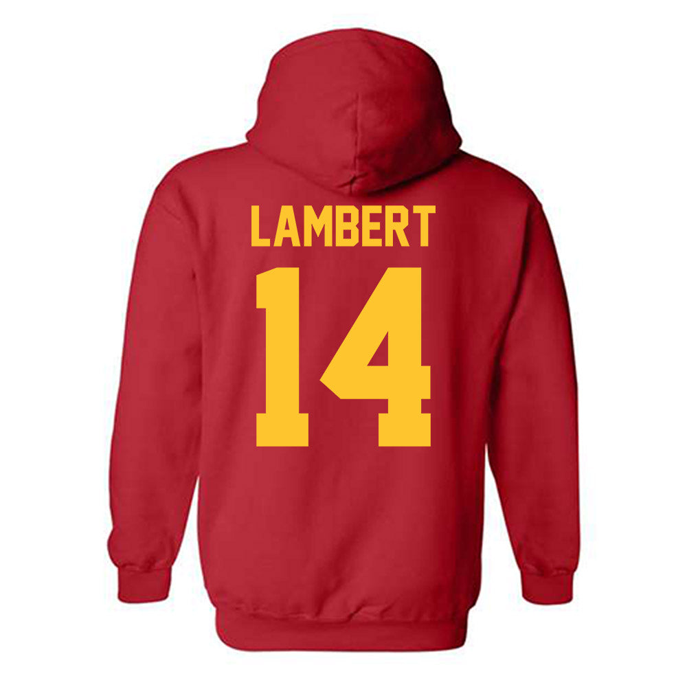 Ferris State - NCAA Football : Stanley Lambert - Classic Shersey Hooded Sweatshirt-1