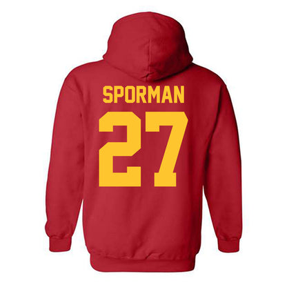 Ferris State - NCAA Football : Ben Sporman - Classic Shersey Hooded Sweatshirt