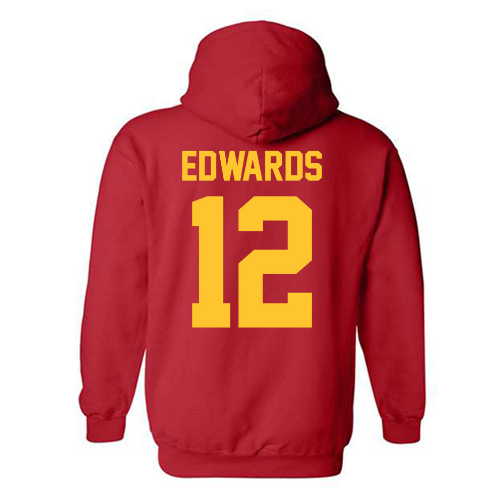 Ferris State - NCAA Football : Michael Edwards - Classic Shersey Hooded Sweatshirt