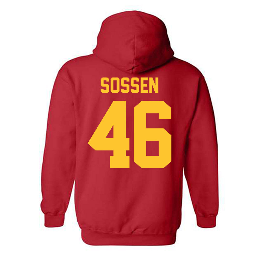 Ferris State - NCAA Football : Ethan Sossen - Classic Shersey Hooded Sweatshirt