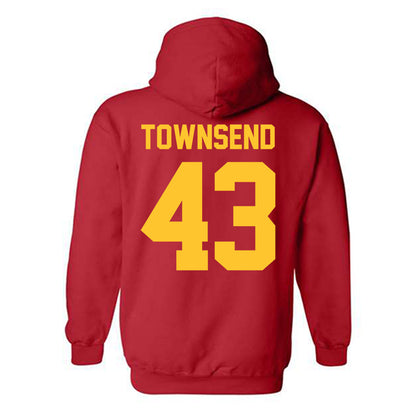 Ferris State - NCAA Football : Razah Townsend - Classic Shersey Hooded Sweatshirt-1