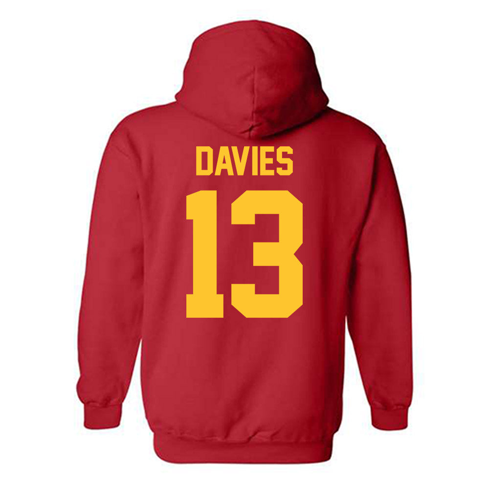 Ferris State - NCAA Women's Volleyball : Hope Davies - Classic Shersey Hooded Sweatshirt-1