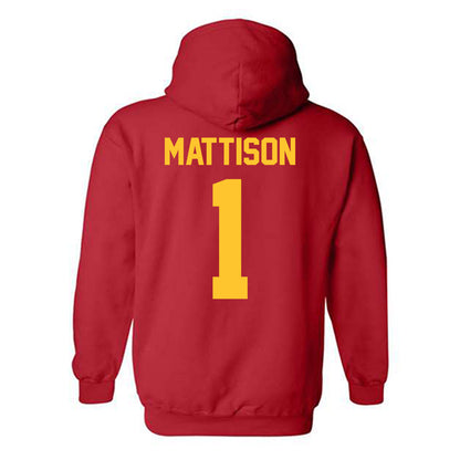 Ferris State - NCAA Football : Gyasi Mattison - Classic Shersey Hooded Sweatshirt-1