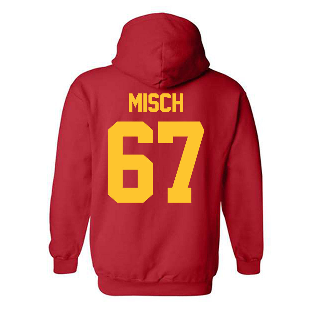 Ferris State - NCAA Football : Matthew Misch - Classic Shersey Hooded Sweatshirt-1