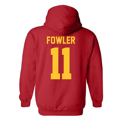 Ferris State - NCAA Football : Tyrone Fowler - Classic Shersey Hooded Sweatshirt-1