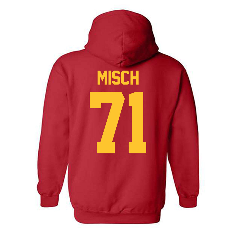Ferris State - NCAA Football : Matthew Misch - Classic Shersey Hooded Sweatshirt-1