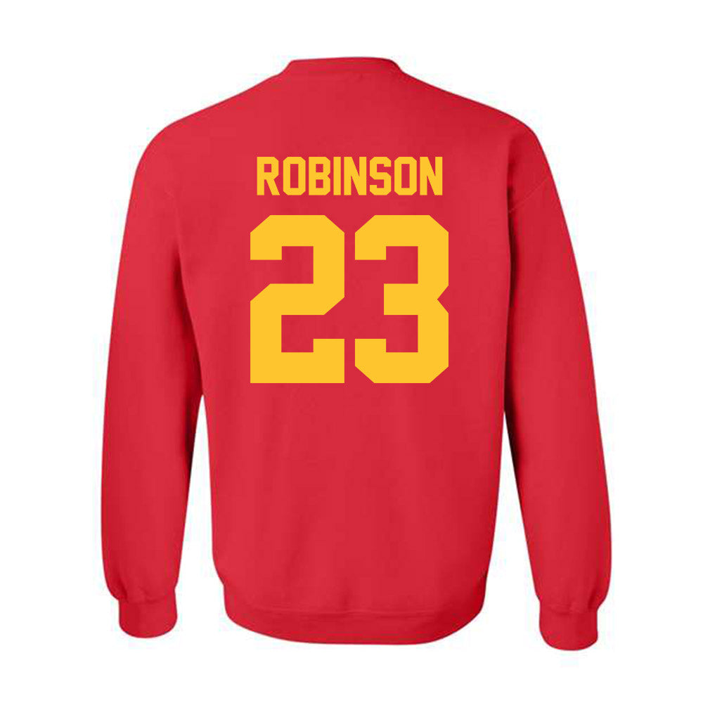 Ferris State - NCAA Football : James Robinson - Classic Shersey Crewneck Sweatshirt-1