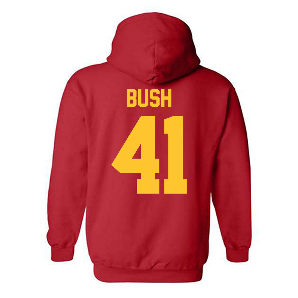 Ferris State - NCAA Football : Michael Bush - Classic Shersey Hooded Sweatshirt-1