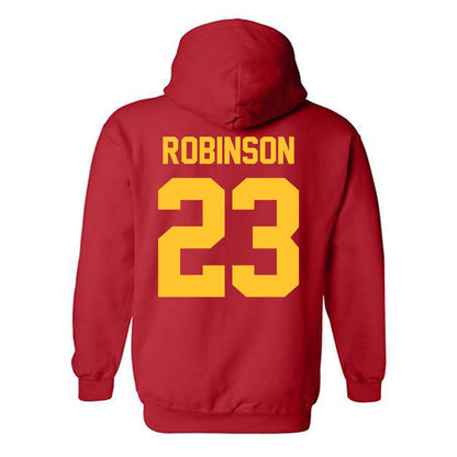 Ferris State - NCAA Football : James Robinson - Classic Shersey Hooded Sweatshirt-1