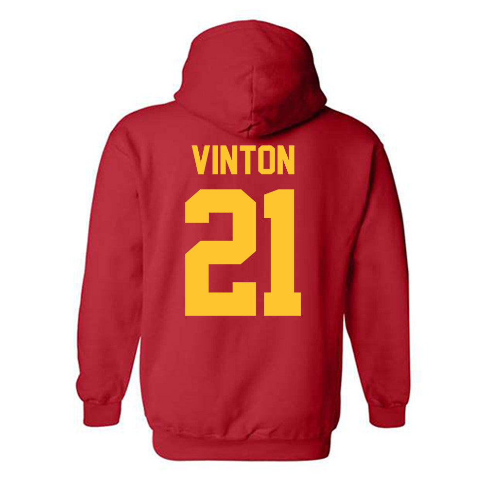 Ferris State - NCAA Football : Jaylen Vinton - Classic Shersey Hooded Sweatshirt-1