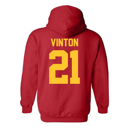 Ferris State - NCAA Football : Jaylen Vinton - Classic Shersey Hooded Sweatshirt-1