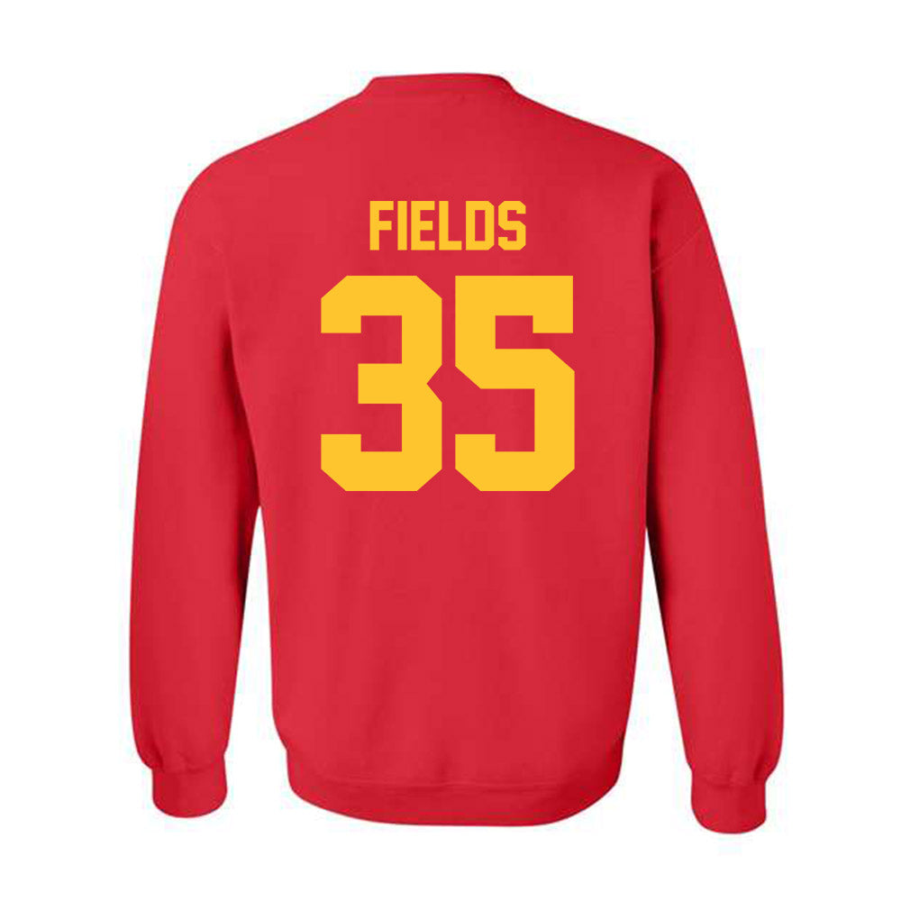 Ferris State - NCAA Football : Jerek Fields - Classic Shersey Crewneck Sweatshirt-1