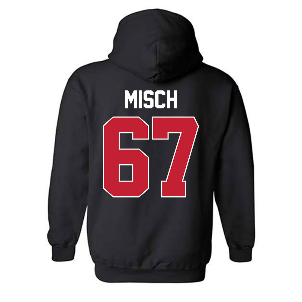 Ferris State - NCAA Football : Matthew Misch - Classic Shersey Hooded Sweatshirt-1