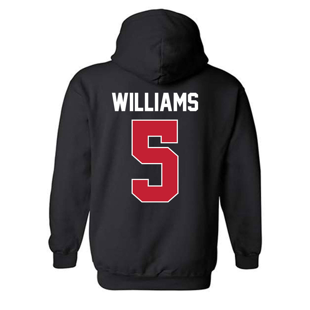 Ferris State - NCAA Football : Jason Williams - Classic Shersey Hooded Sweatshirt