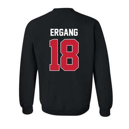 Ferris State - NCAA Men's Ice Hockey : Kaleb Ergang - Classic Shersey Crewneck Sweatshirt-1