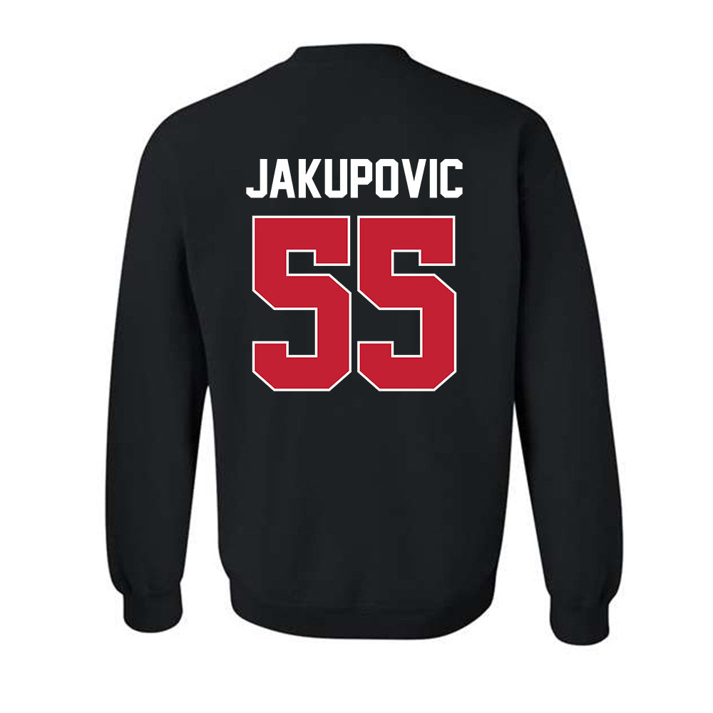 Ferris State - NCAA Football : Elmir Jakupovic - Classic Shersey Crewneck Sweatshirt-1