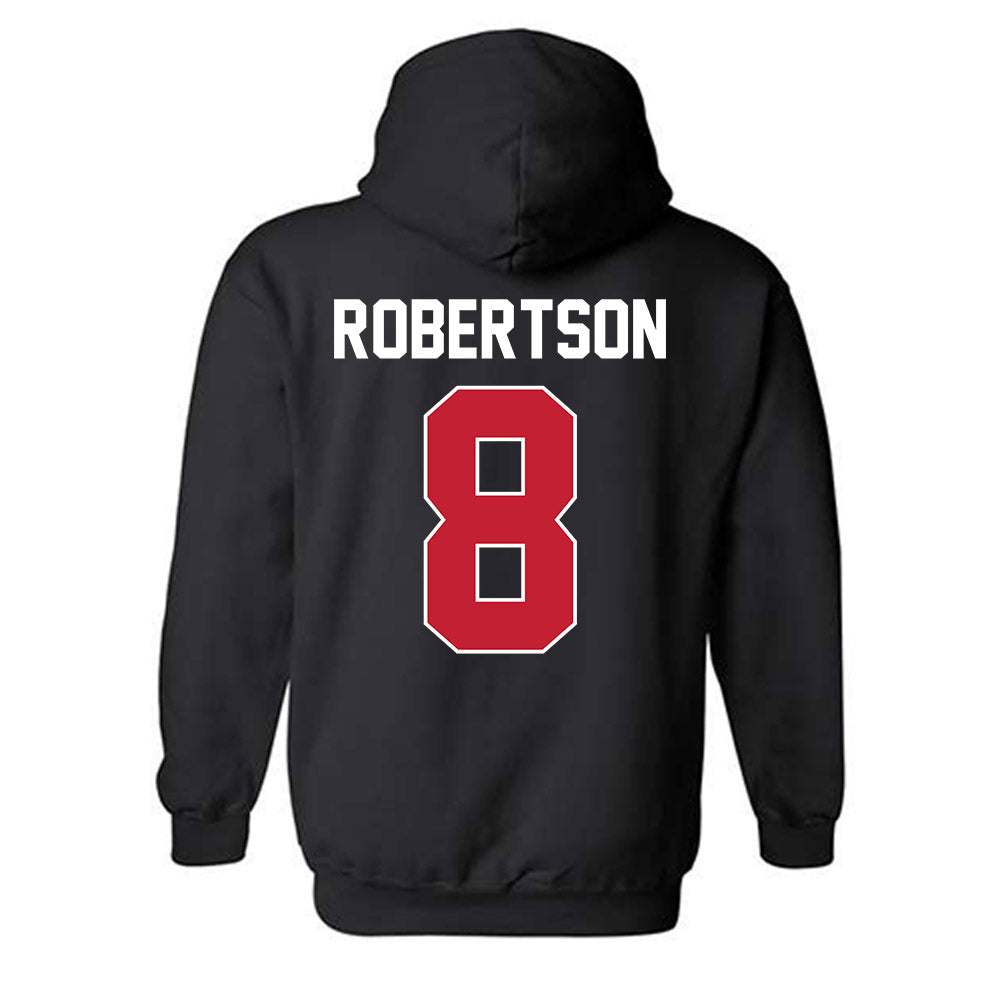 Ferris State - NCAA Women's Volleyball : Rhiannon Robertson - Classic Shersey Hooded Sweatshirt-1