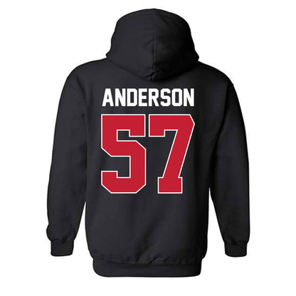 Ferris State - NCAA Football : Derek Anderson - Classic Shersey Hooded Sweatshirt-1