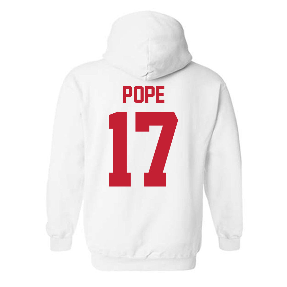 Ferris State - NCAA Football : Quentin Pope - Classic Shersey Hooded Sweatshirt-1
