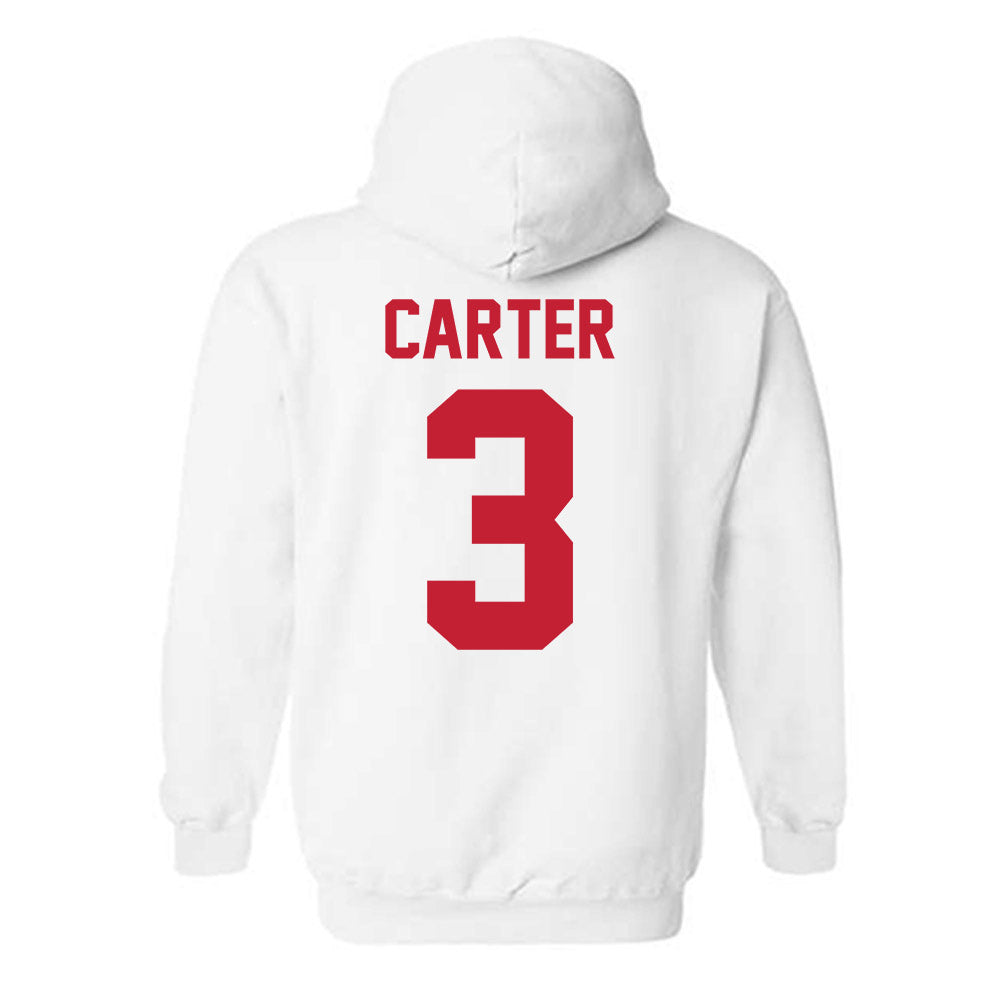 Ferris State - NCAA Football : Chase Carter - Classic Shersey Hooded Sweatshirt-1