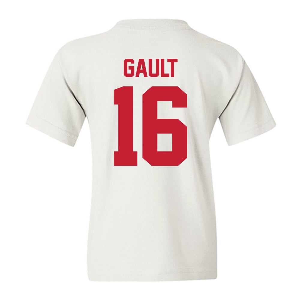 Ferris State - NCAA Men's Ice Hockey : Caiden Gault - Classic Shersey Youth T-Shirt-1