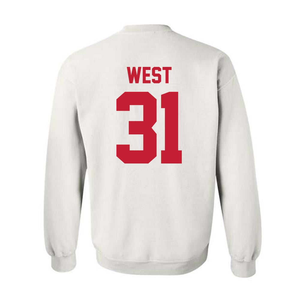 Ferris State - NCAA Men's Ice Hockey : Noah West - Classic Shersey Crewneck Sweatshirt