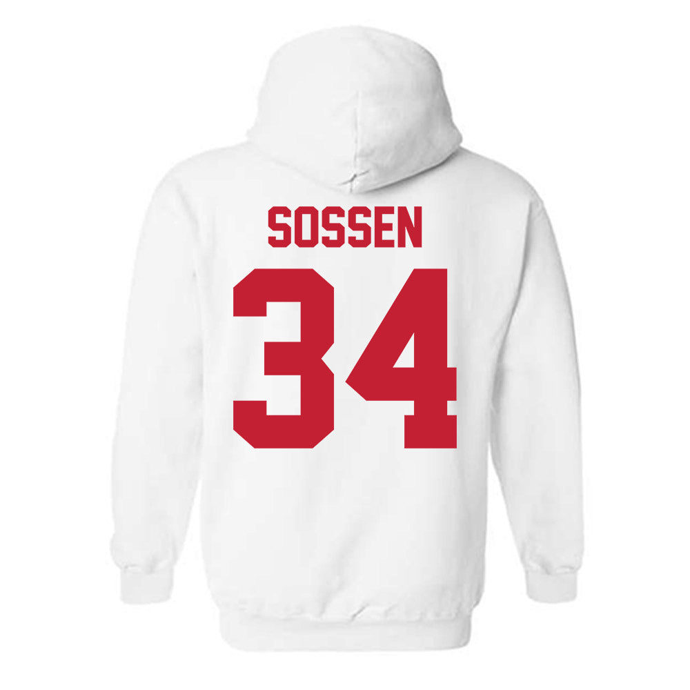 Ferris State - NCAA Football : Finn Sossen - Classic Shersey Hooded Sweatshirt-1