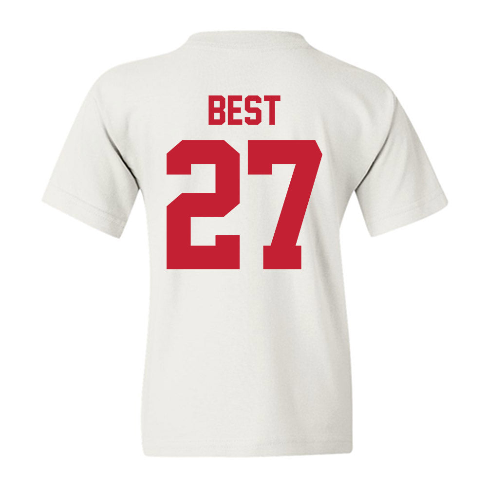 Ferris State - NCAA Men's Ice Hockey : Gavin Best - Classic Shersey Youth T-Shirt-1