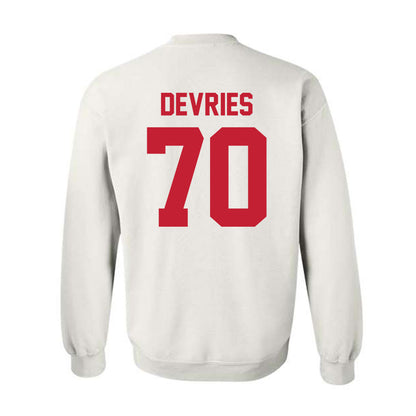 Ferris State - NCAA Football : Andrew Devries - Classic Shersey Crewneck Sweatshirt-1