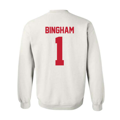 Ferris State - NCAA Men's Basketball : Mykel Bingham - Classic Shersey Crewneck Sweatshirt-1